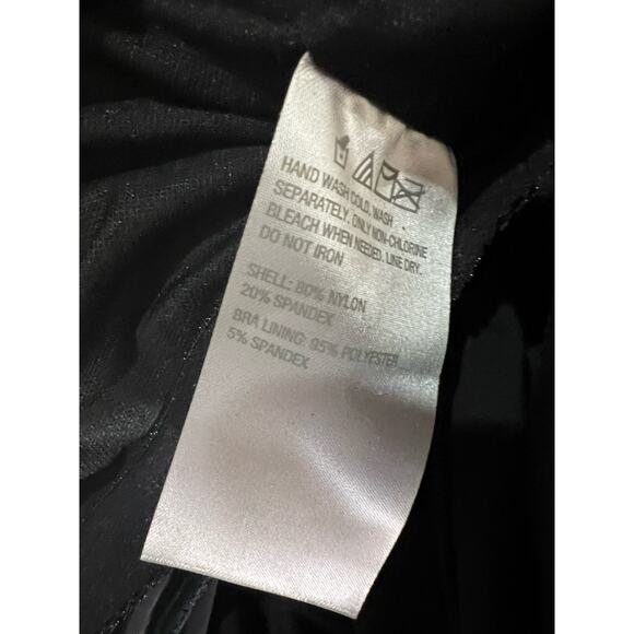 Susan Graver Soleil Tiered Tankini with Skirt BLACK NWOT SIZE 2 - Picture 5 of 5